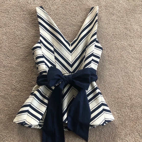 Anthropologie Maeve Peplum Top - Picture 2 of 3